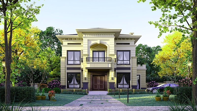 黔江中式合院住宅，开放庭院与邻里乡亲更亲近